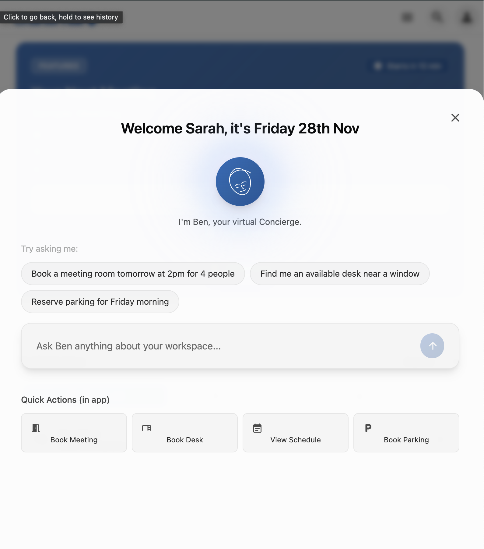 AI Assistant Interface